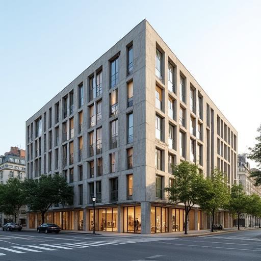 Immeuble mixte La Fayette terminé